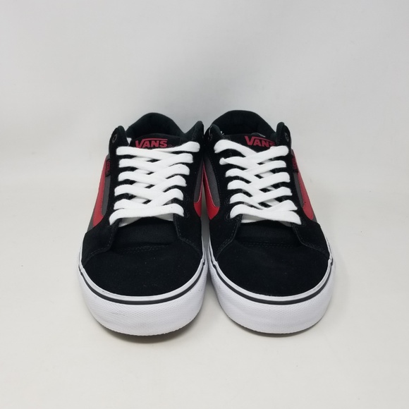 Vans | Shoes | Vans Faulkner Suede Canvas Black Sneakers Mens 2 | Poshmark